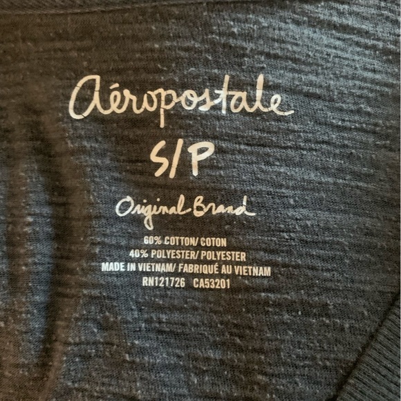 Aeropostale cardigan, small, blue/grey color. - Picture 3 of 3